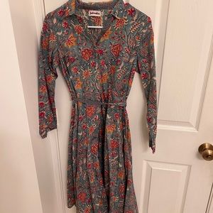 Fabindia colorful midi dress